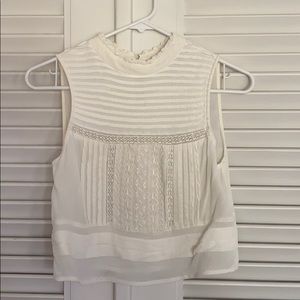 NWOT Embroidered Zara top